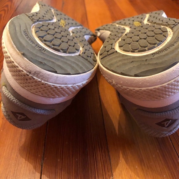 Sperry Grey Neon Slip On Sneakers Tennis Shoes 8 - Picture 8 of 12